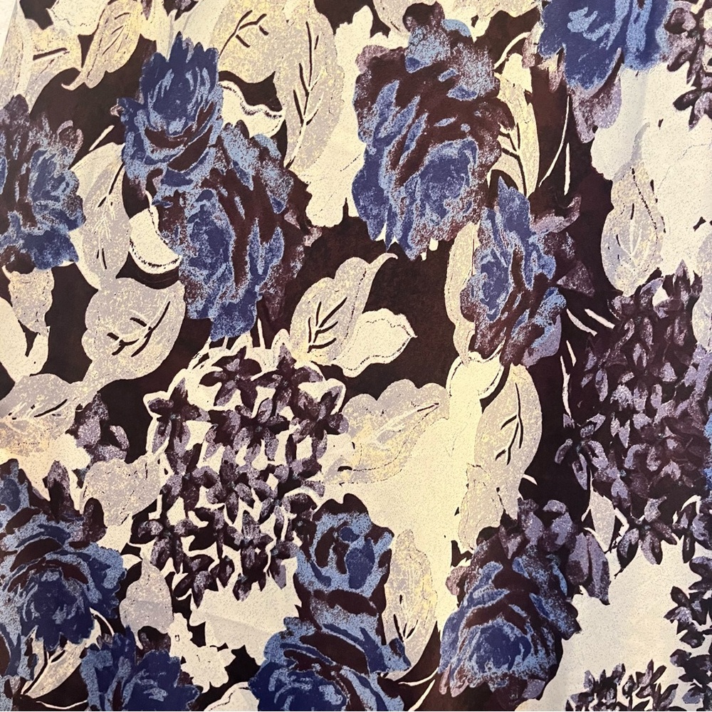 NWOT Free People Worth the Wait Floral Maxi Dress Dark Night XL Satin Slip - Picture 5 of 15